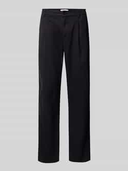 Replay Tapered fit broek met bandplooien model 'ADHANN'