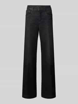 MAC Wide fit jeans met viscose model 'Palazzo'