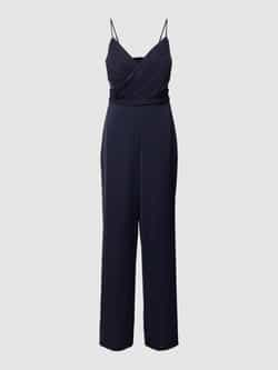 Vera Mont Elegant V-Neck Jumpsuit Blue Dames