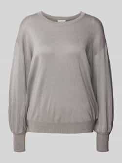 Kaffe Gebreide pullover met ribboorden model 'regina'