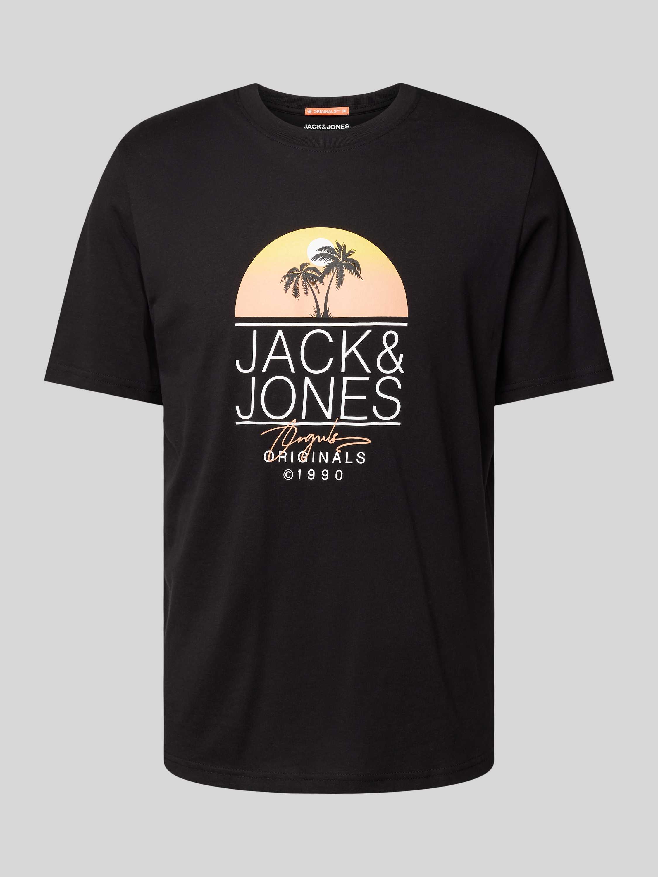 Jack & jones T-shirt met labelprint model 'CYRUS'