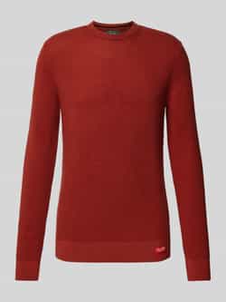Superdry Gebreide pullover met ronde hals