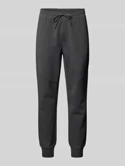 BOSS Green Regular fit joggingbroek van katoenmix