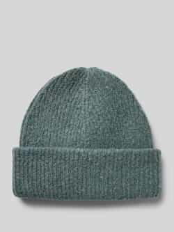 Pieces Beanie met omslag in gemêleerde look model 'PYRON'