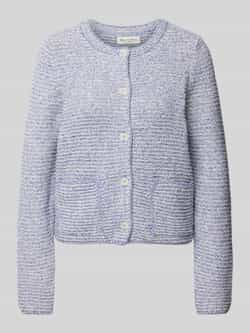 Marc O'Polo Slim fit cardigan van gemêleerde katoenmix