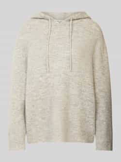 Marc O'Polo Oversized hoodie van scheerwolmix met compact breipatroon