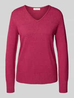 Christian Berg Woman Regular fit shirt van lange mouwen van viscosemix in gebreide look