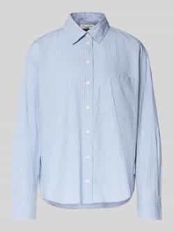 Marc O'Polo DENIM Relaxed fit blouse met lange mouwen van puur katoen
