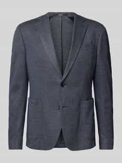 JOOP! Collection 2-knoops colbert met geweven motief model 'HOVEREST'