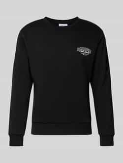 jack & jones Sweatshirt met labelprint model 'MAKOTO'