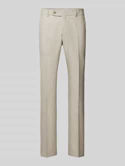 ATELIER TORINO Slim fit pantalon met persplooien