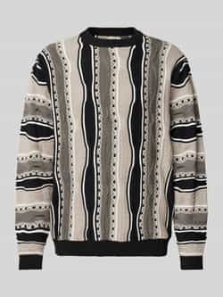 Redefined Rebel Gebreide pullover met ribboorden model 'TETON'
