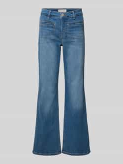 OPUS PANTS Bootcut jeans met strookzakken model 'Melly fresh'