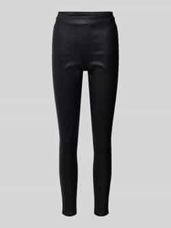S.Oliver BLACK LABEL Skinny fit broek van viscosemix