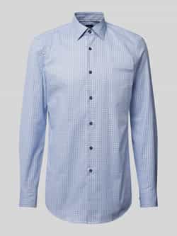 Boss Slim fit zakelijk overhemd met kentkraag model 'Hank'
