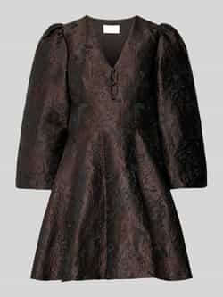 NEO NOIR Mini-jurk met gebloemde all-over stitching model 'Milliy'