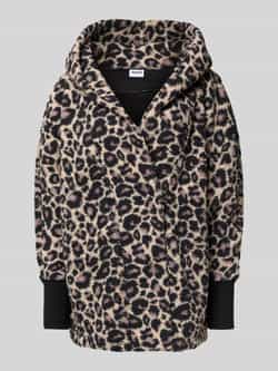 Noisy May Regular fit lange jas van imitatiebont model 'Cuddle'