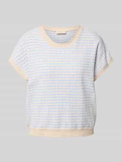 FREE QUENT Gebreid shirt met ronde hals model 'DODO'