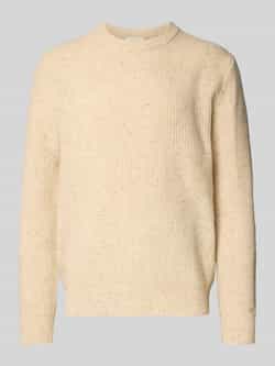 Forét Gebreide pullover van lanawolmix met ronde hals