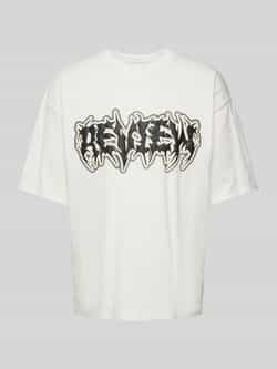 REVIEW T-shirt met labelprint