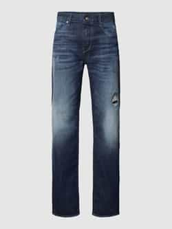 Armani Exchange Slim fit jeans in destroyed-look