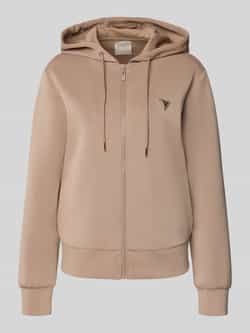 Guess Activewear Sweatjack met labelapplicatie