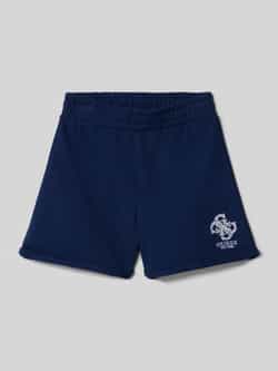Guess Regular fit sweatshorts met labelstitching model 'ACTIVE'
