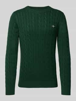 Gant Gebreide pullover met ronde hals
