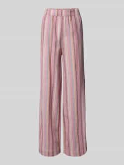 Jake*s Casual Stoffen broek met elastische band