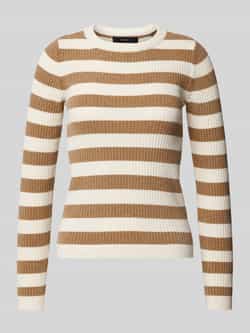 Vero Moda Slim fit gebreide pullover met streepmotief model 'CHILI'