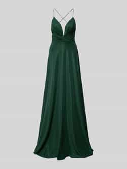 luxuar Regular fit avondjurk in glitterlook