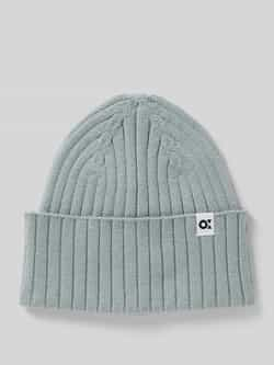 Opus Beanie met labeldetail model 'Adela'