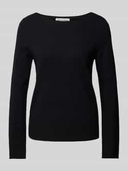 MARC O POLO Regular fit gebreide pullover van zachte scheerwolmix met rolzoom