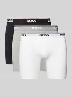 Boss Boxershort met elastische logoband in een set van 3 stuks