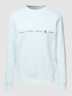 Calvin Klein Jeans Sweatshirt met logoprint model 'REPEAT'