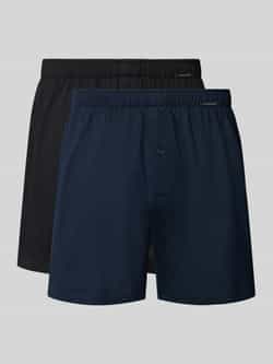 Schiesser Boxershort met elastische band in een set van 2 stuks