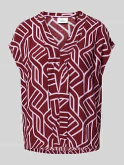 S.Oliver BLACK LABEL Blouse met korte mouwen met all-over print