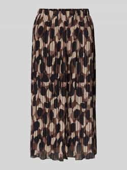 ZABAIONE Midirok met plissévouwen