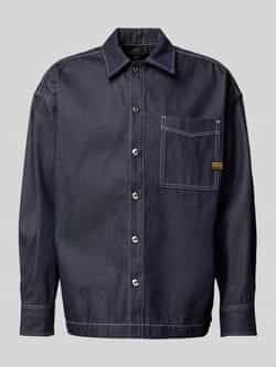 G-Star Raw Boxy fit jeansoverhemd met labeldetail