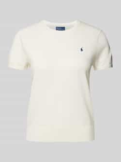 Polo Ralph Lauren Casual Beige Trui met Korte Mouwen Beige Dames