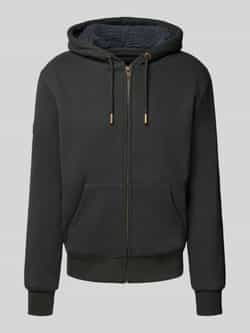Superdry Sweater Hoodie met voering met borgvoering