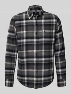 Lerros Regular fit vrijetijdsoverhemd met labelstitching