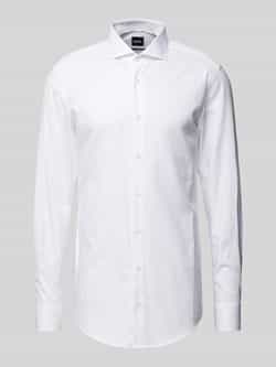 Boss Slim fit zakelijk overhemd met extra lange mouwen model 'Hant'