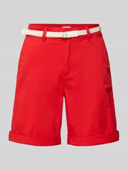 S.Oliver RED LABEL Regular fit korte chino met gevlochten riem