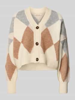 Barbour Boxy fit gebreid jack van wolmix model 'SILVIA'