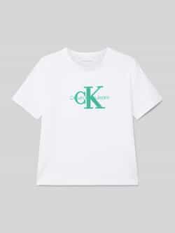 Calvin Klein Jeans T-shirt met labeldetail model 'OTTOMAN'