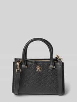 Tommy Hilfiger Zwarte Polyethyleen Handtas Lente Zomer Collectie Black Dames