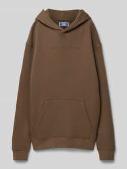 Jack & jones JUNIOR hoodie JJESTAR met logo bruin Sweater Tekst 164