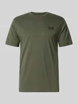 EA7 Emporio Armani T-shirt met labelprint