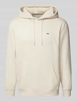 TOMMY JEANS Heren Truien & Vesten Tjm Reg S Flag Hoodie Beige